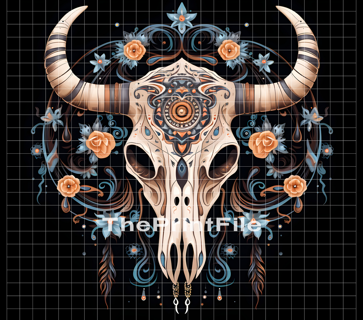 Floral_Black_Background