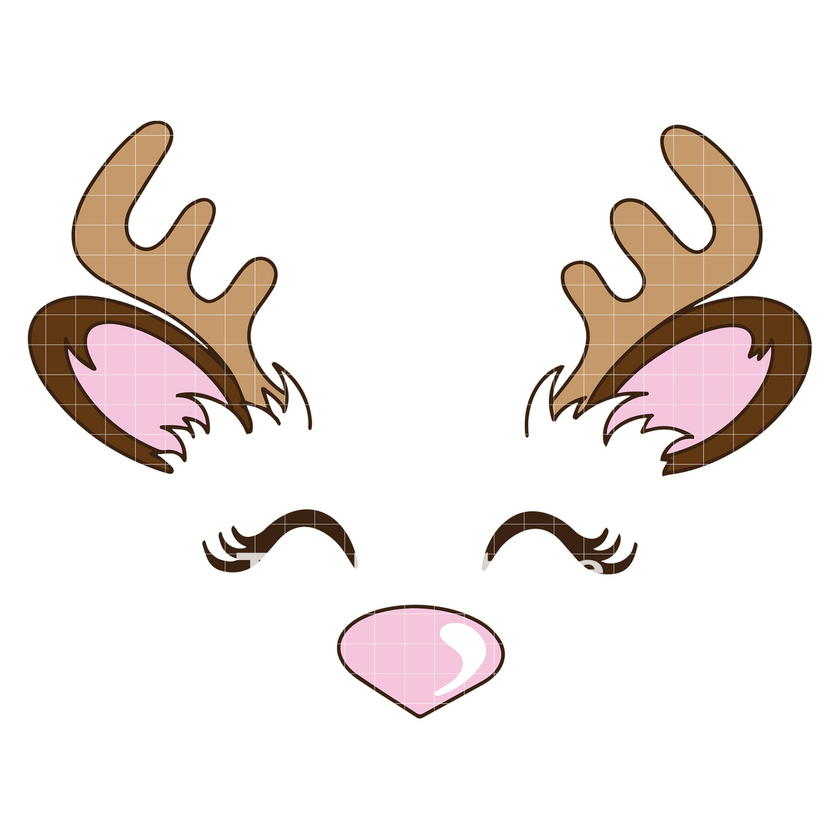 Reindeer Face-01